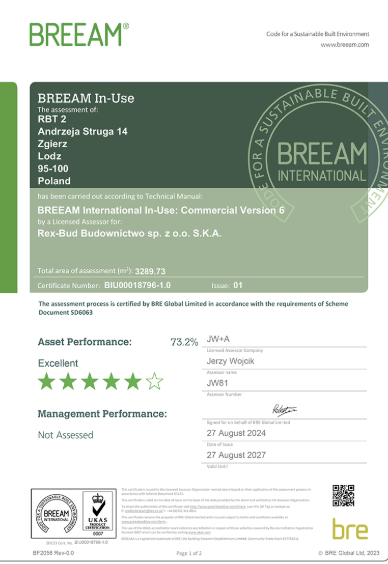 Certyfikat BREEAM